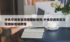 中央空调安装流程图解视频,中央空调安装流程图解视频教程
